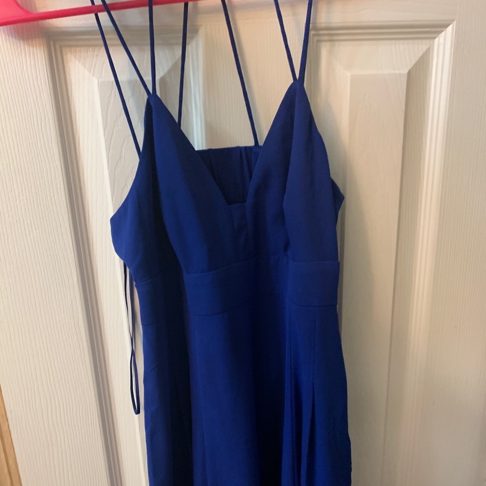 Express cobalt blue mini dress. Great shape. Brand new wpo tags.